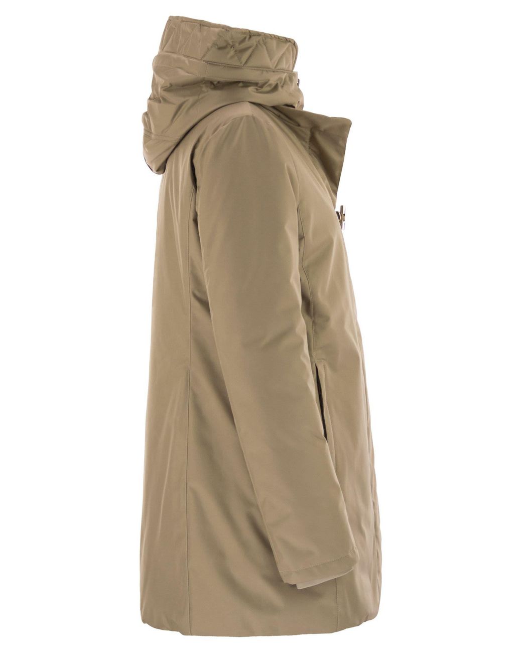 Technical Technical Gabardine Toggle Coat Fay en coloris Natural