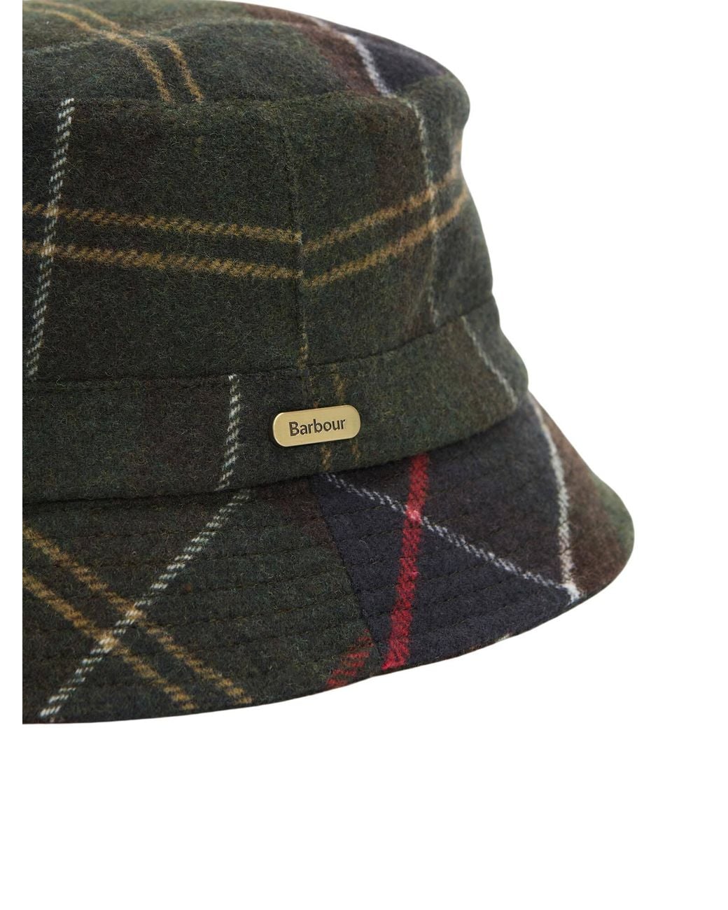 Barbour Black Heidi Tartan Sports Hat