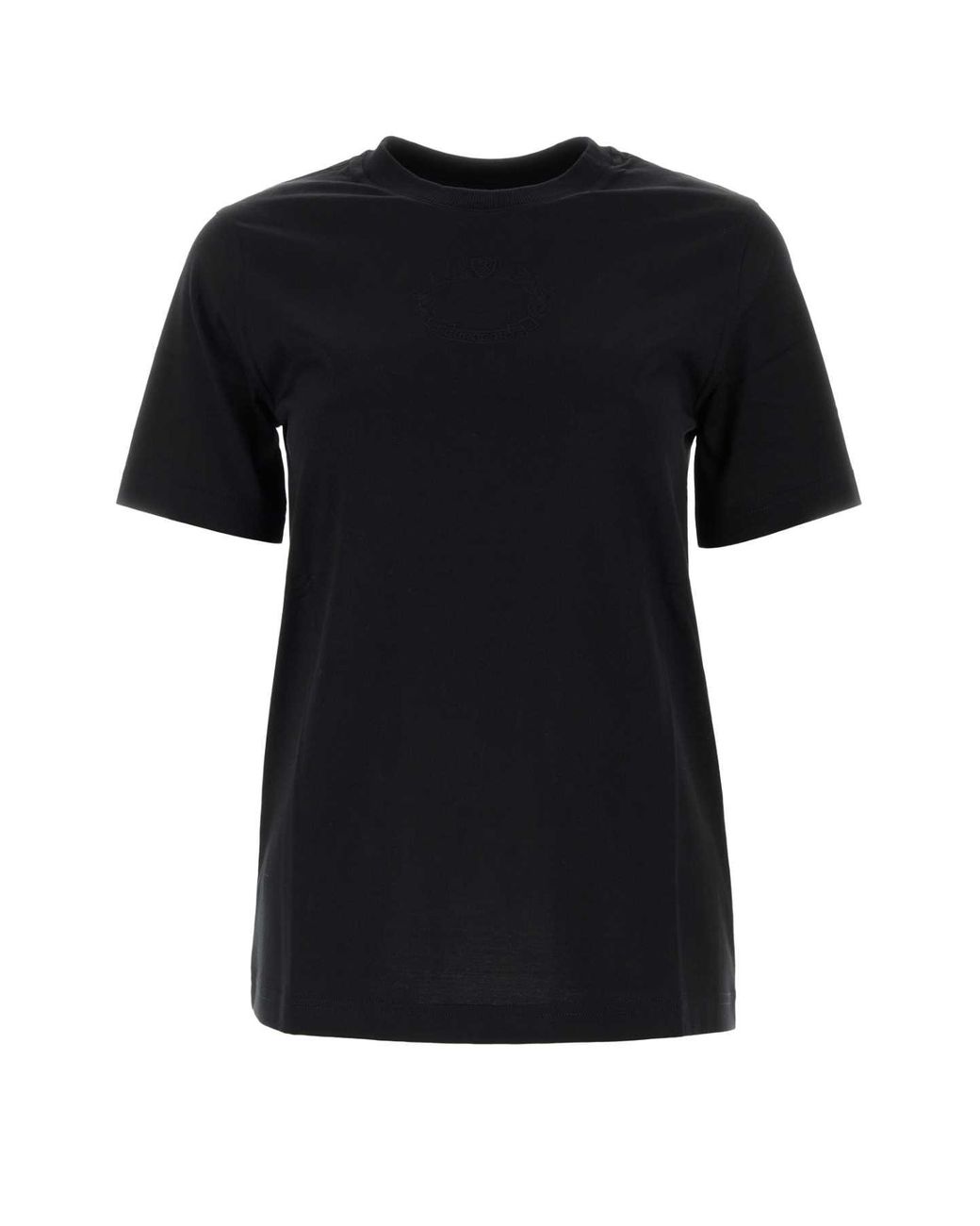 Burberry Black Cotton T-Shirt