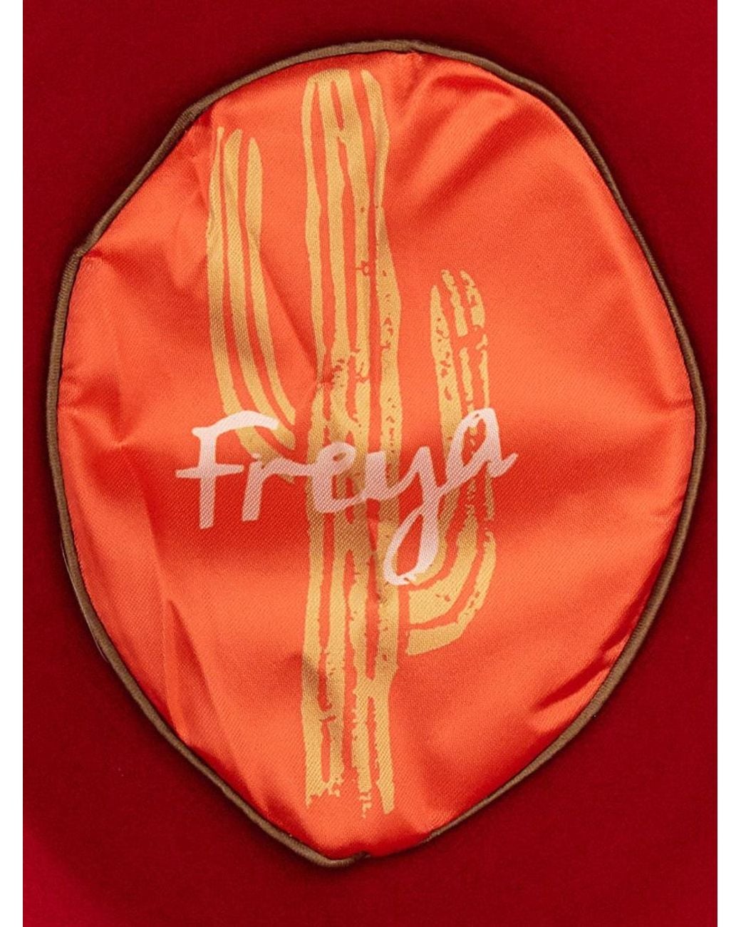 SUPERDUPER FEAT LORENZOJOVA Red Freya Hat for men