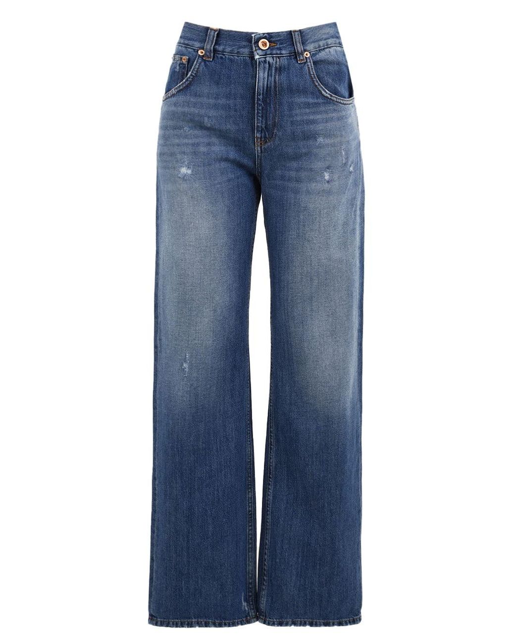 Aspesi Broek Denim in het Blue