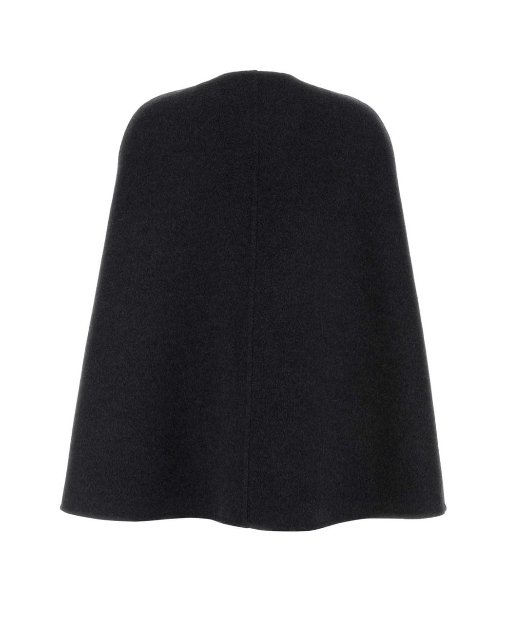 Gucci Blue Charcoal Wool Blend Cape