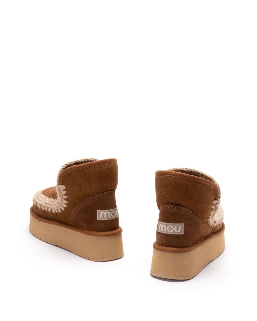 Mou Mini Eskimo-platformlaarzen in het Brown