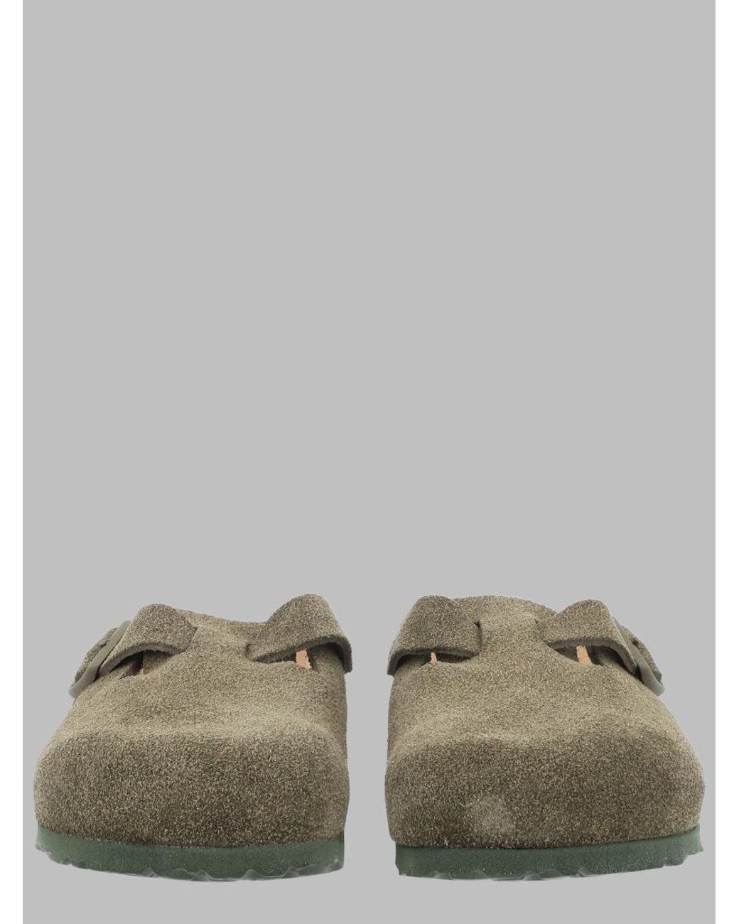Birkenstock Gray Buckle Strap Sandals