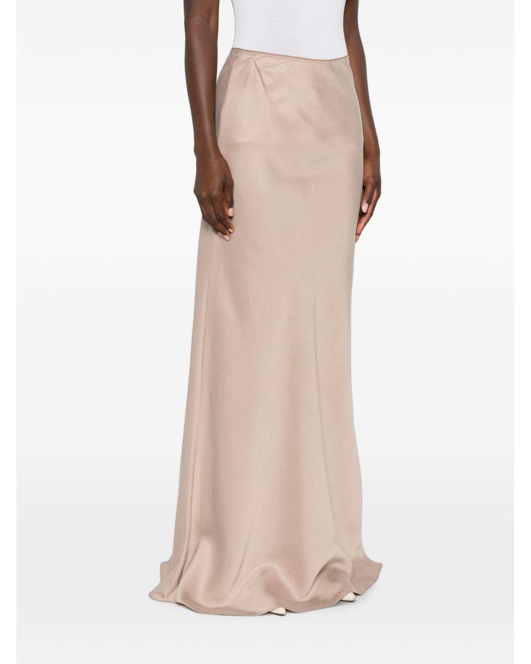 Fabiana Filippi Natural Long Skirt