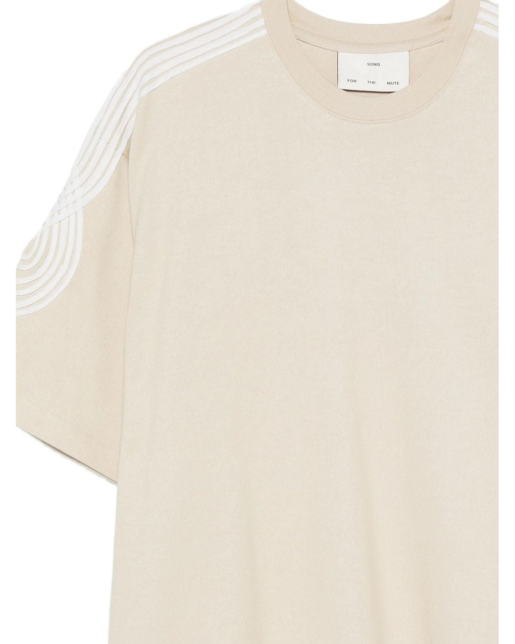 Song For The Mute White 'Applique' Gym Tee