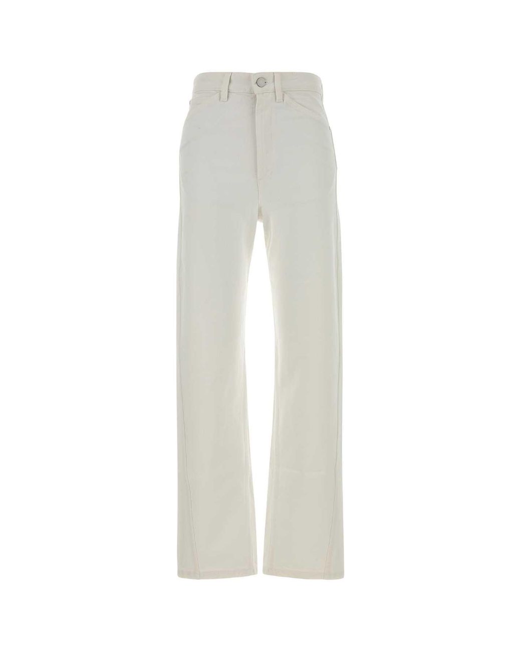 Lemaire White Denim Jeans