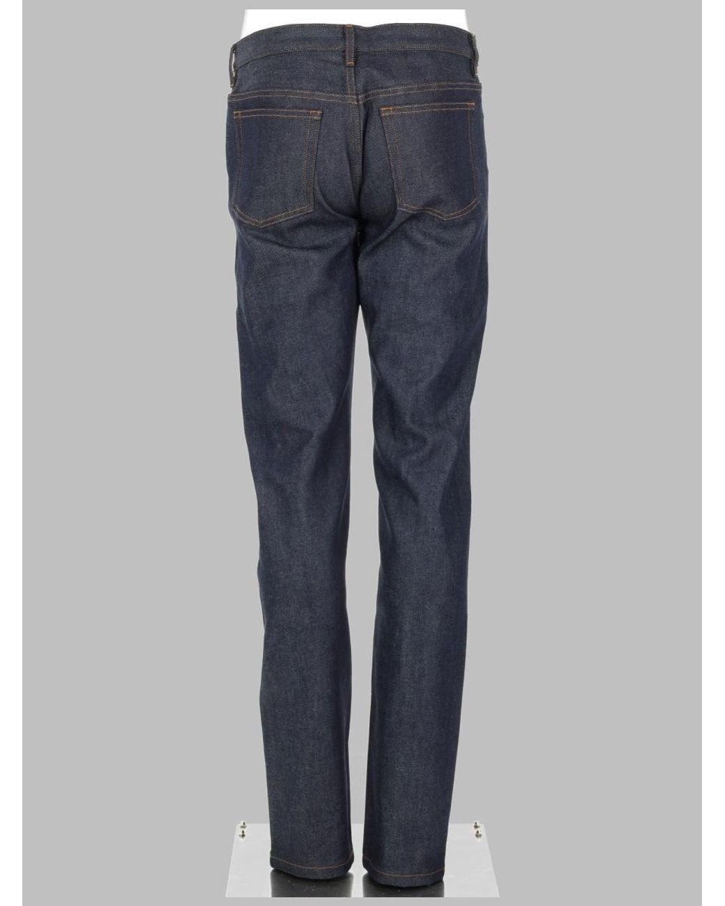 A.P.C. Blue Jeans Petit New Standard Cotton Polyurethane for men