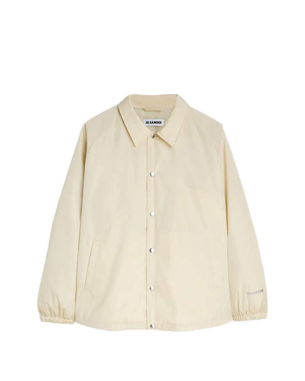Jil Sander Natural 147 Pd Jacket With Logo for men