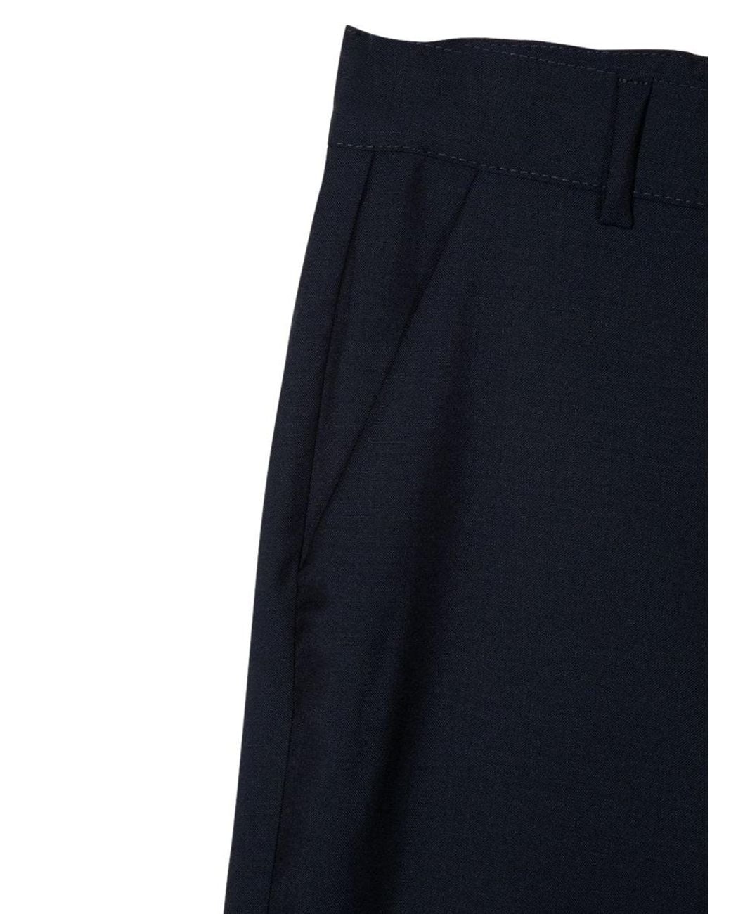 Fay Blue Fabric Bermuda Shorts