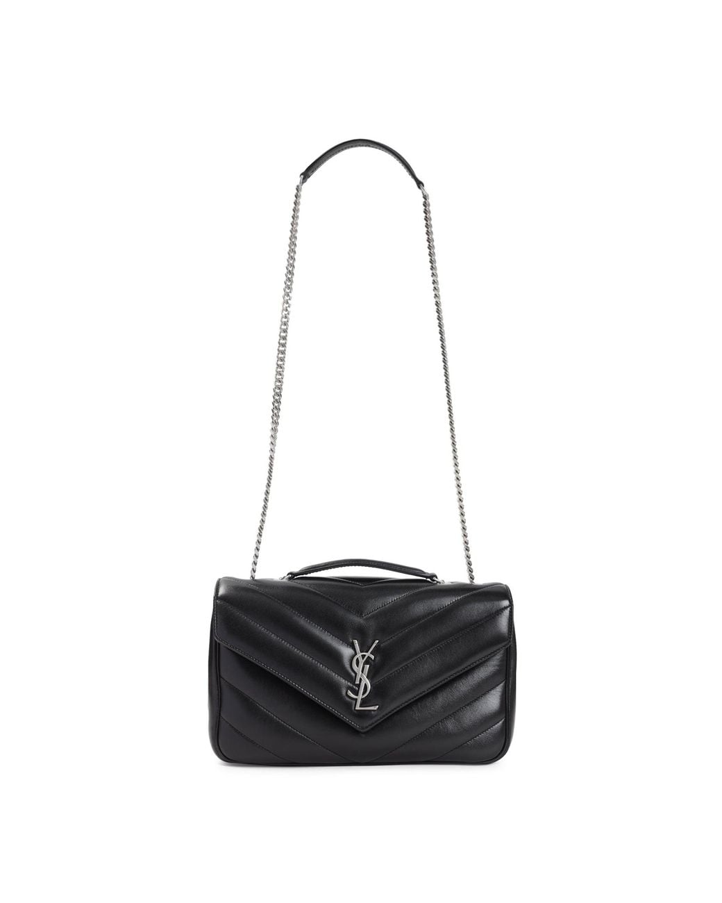 Saint Laurent White Loulou Handbag