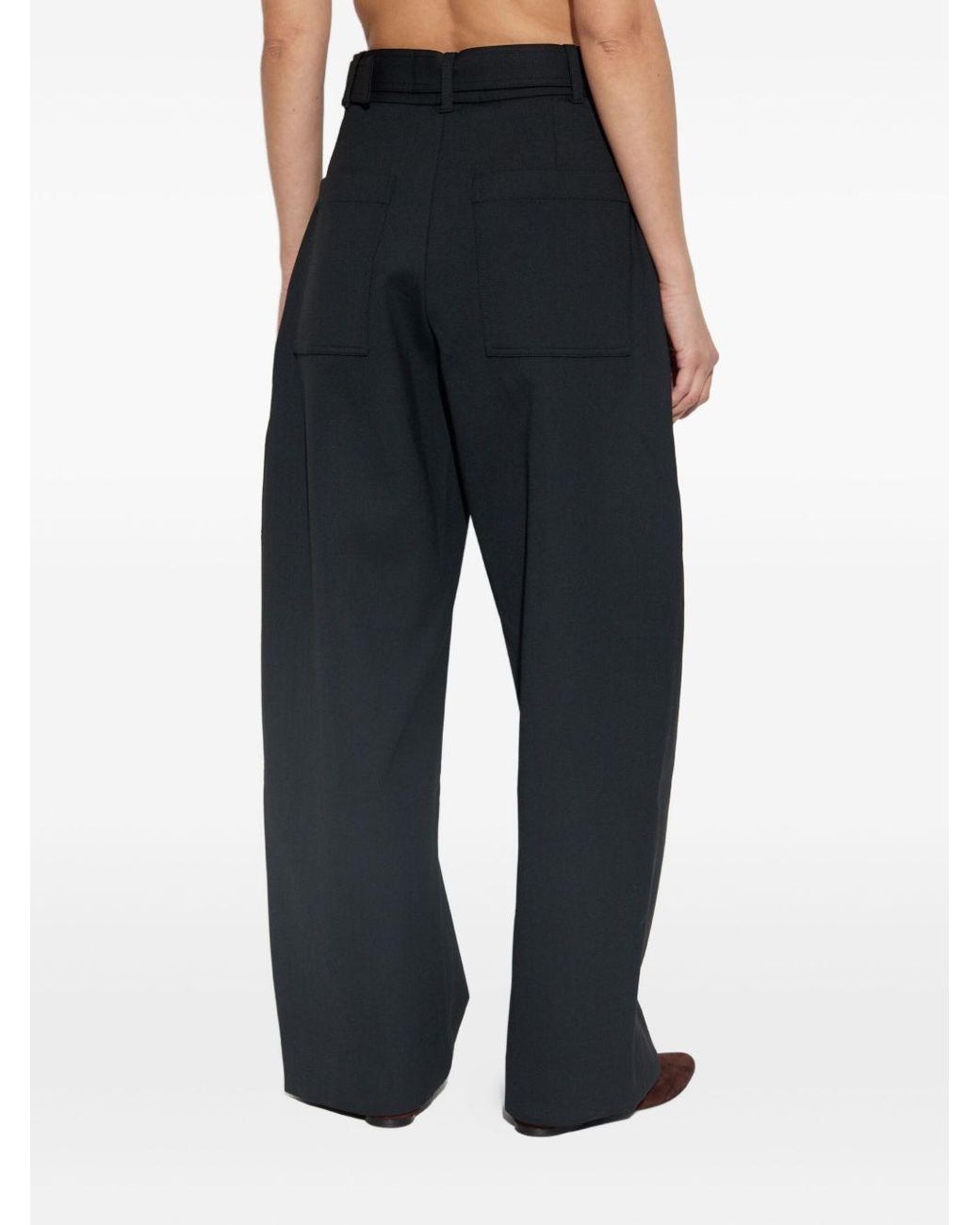 Studio Nicholson Sculpturale Broek in het Blue