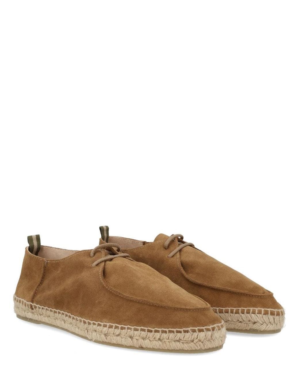 Castaner Brown Bovine Leather Flat