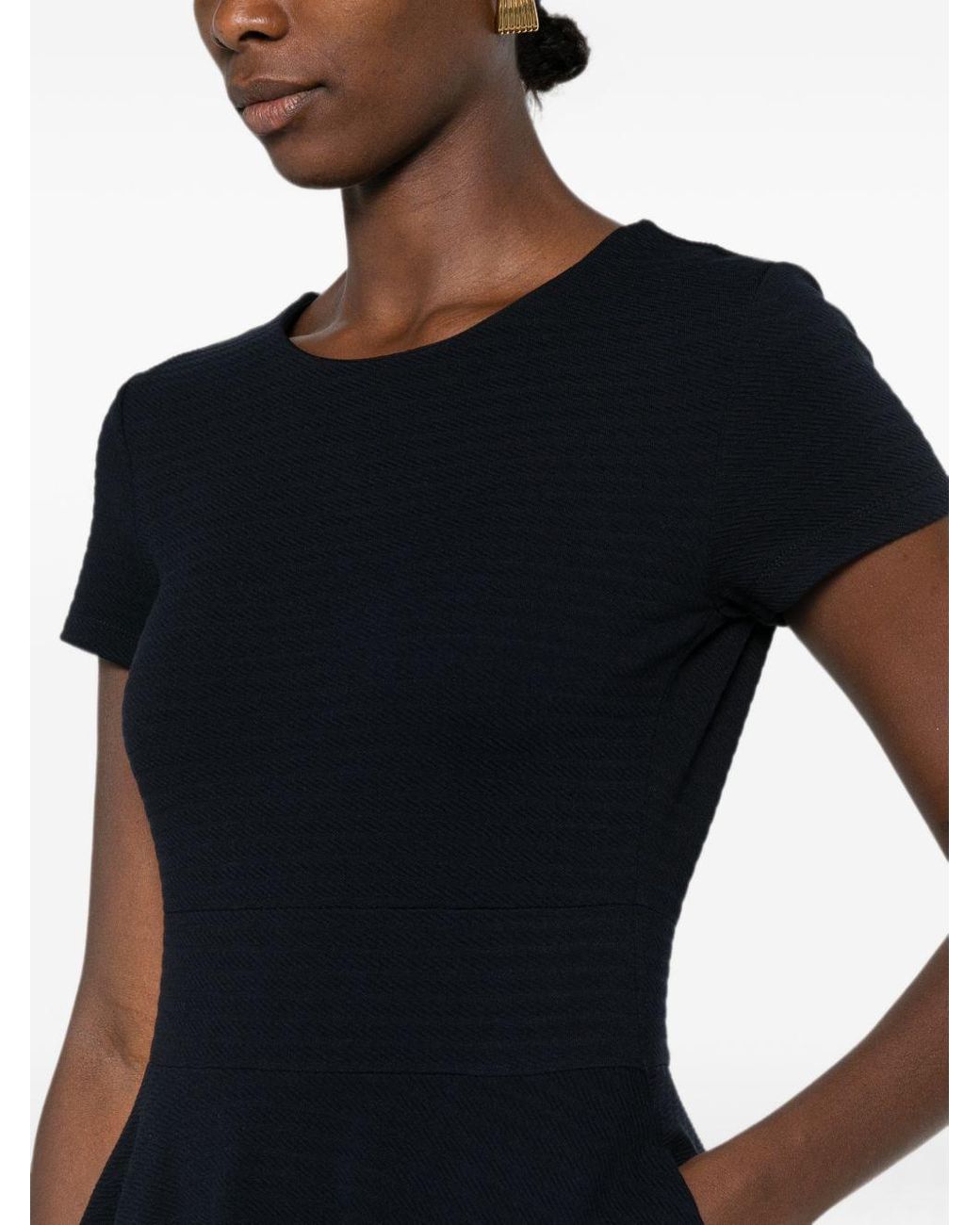 Emporio Armani Black Midi Dress