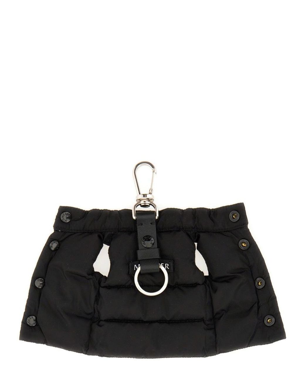 Moncler Black Keychain for men