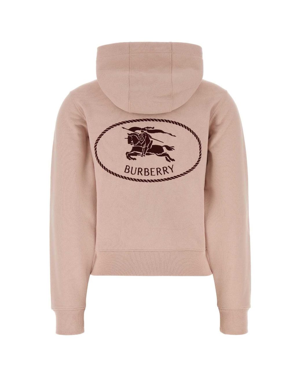 Burberry Pink Logo Hood Sweatshirt