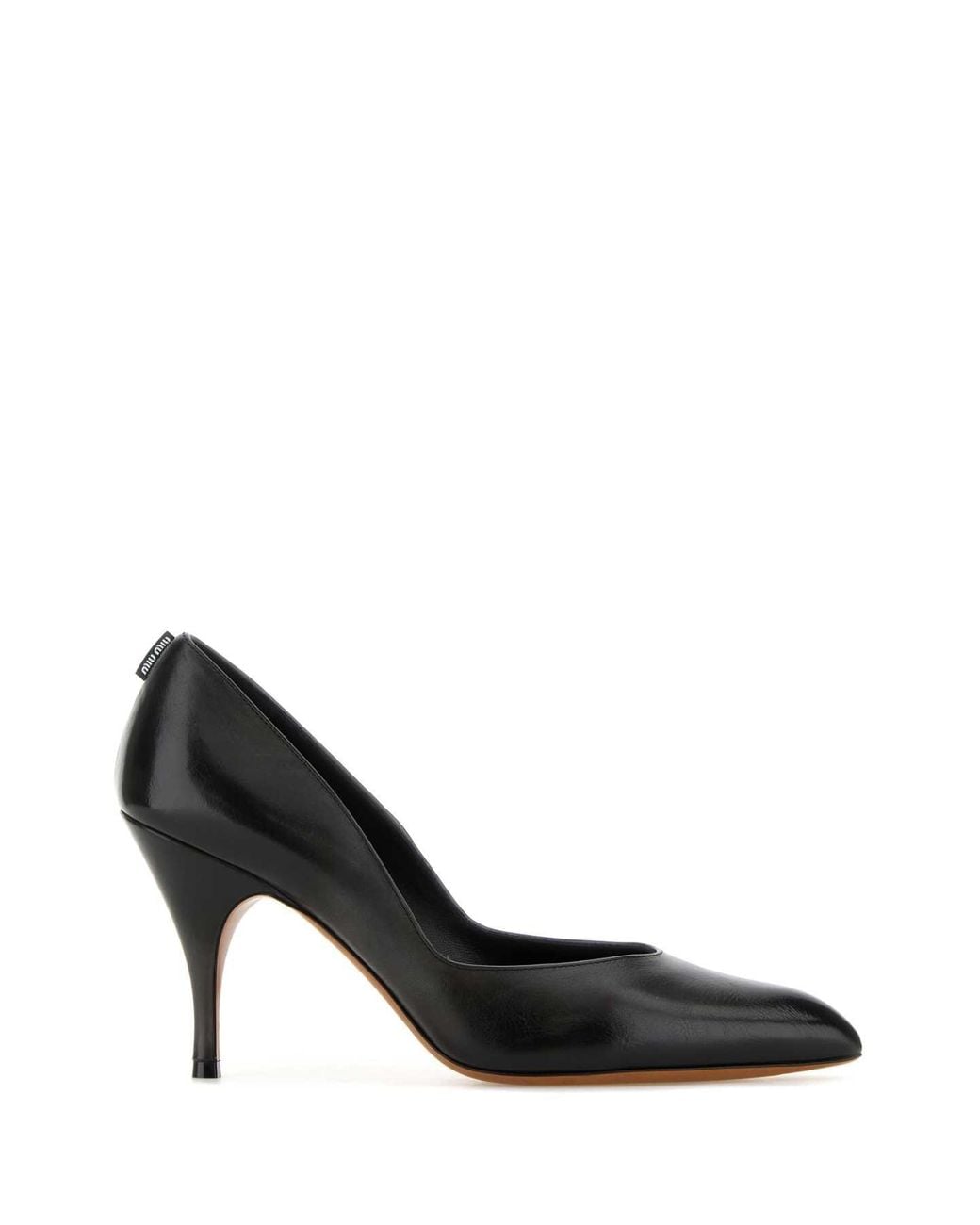 Miu Miu Black Leather Pumps