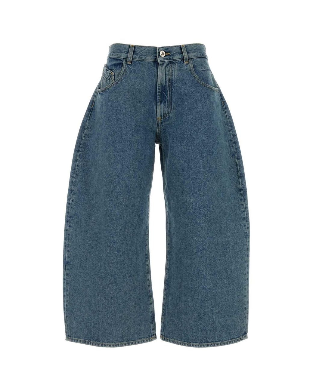 The Attico Blue Long Pant