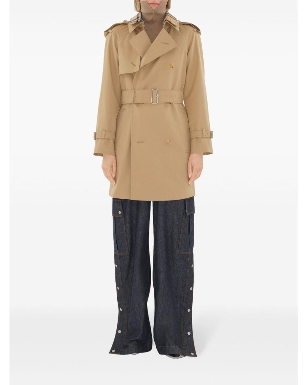 Burberry Natural Cotton Trench Coat