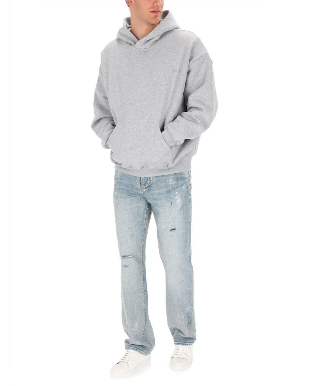 Purple Brand Gray "Basic" Sweatshirt for men