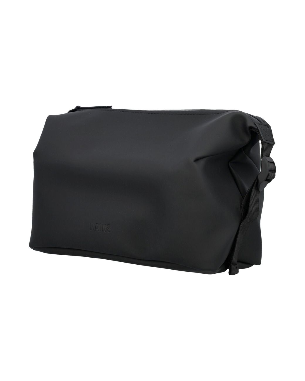 Rains Black Hilo Waterproof Wash Bag