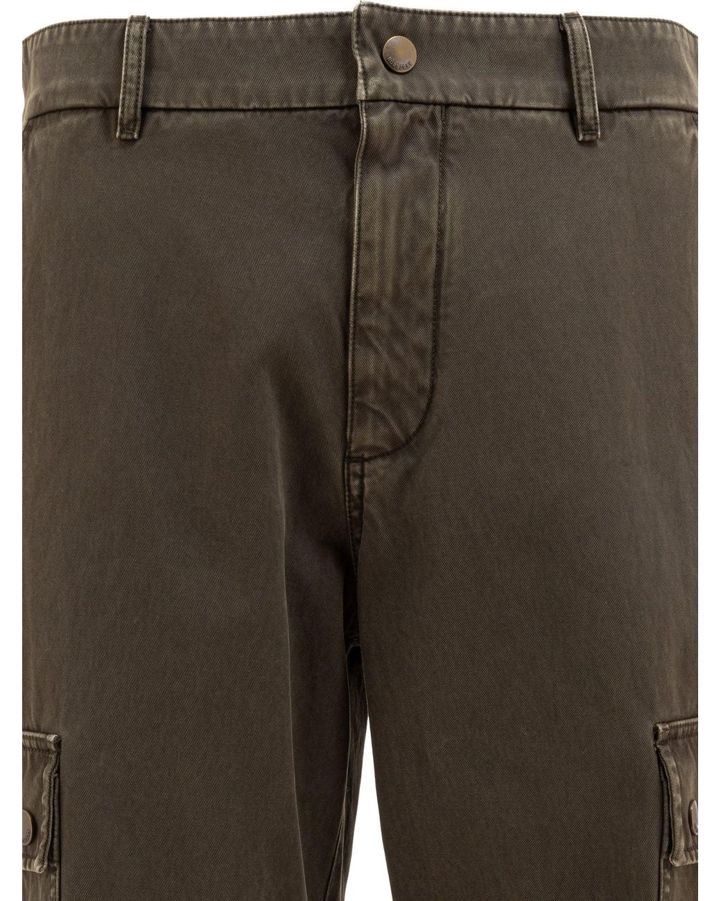 Burberry Brown Straight Leg Cargo Trousers For for men