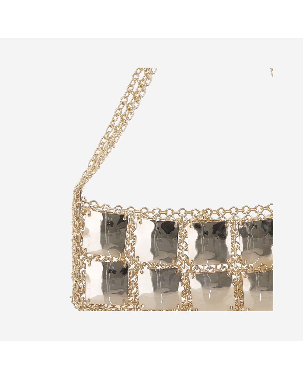Silvia Gnecchi Metallic Bag With Reflective Panels
