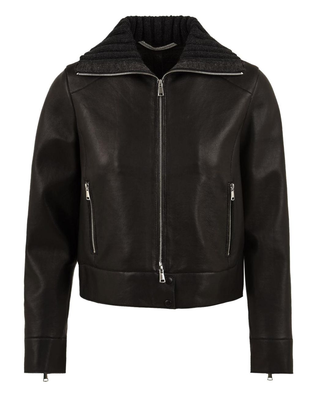 The Jackie Leathers Black Coats