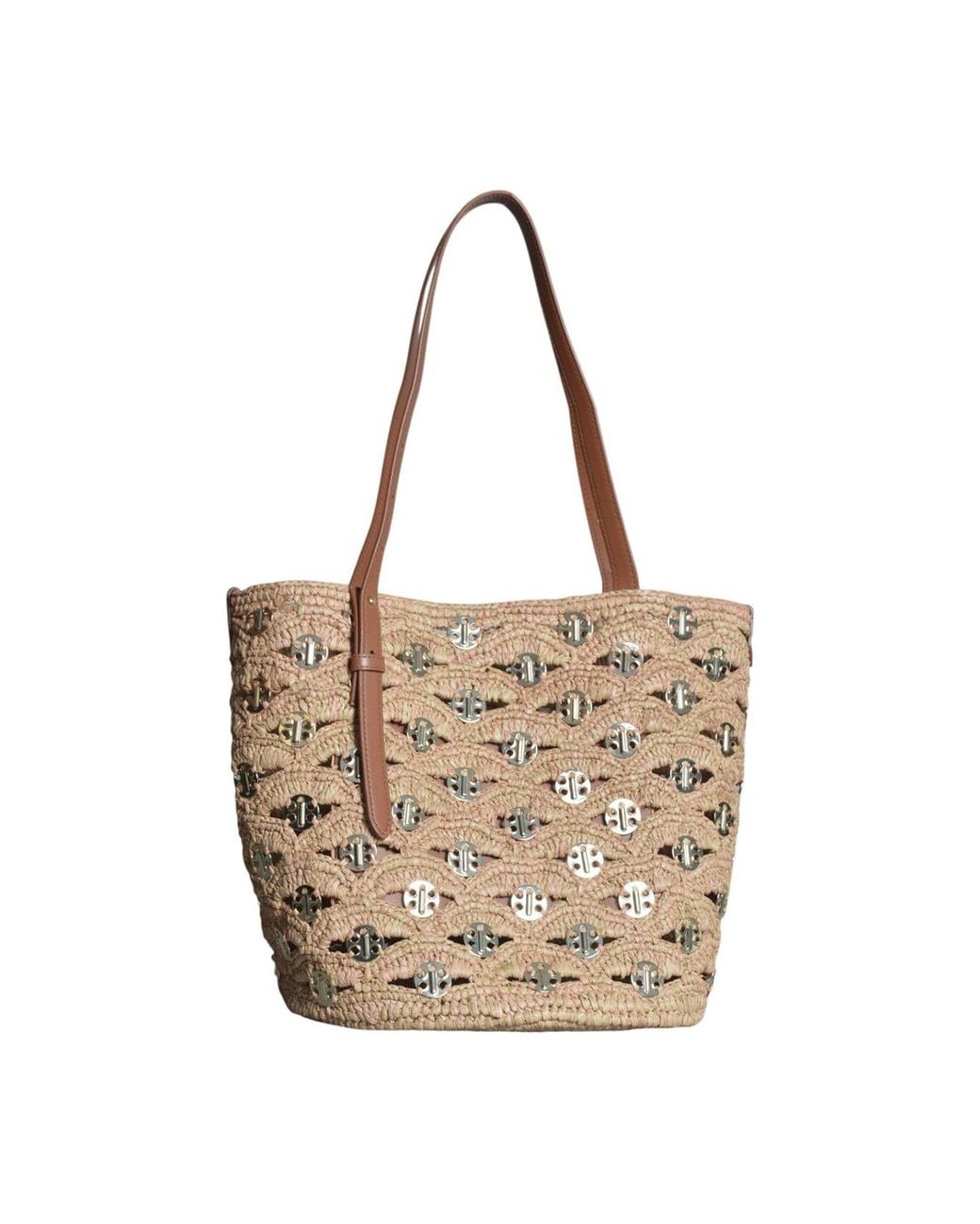 Bolsos .. Rabanne de color Metallic