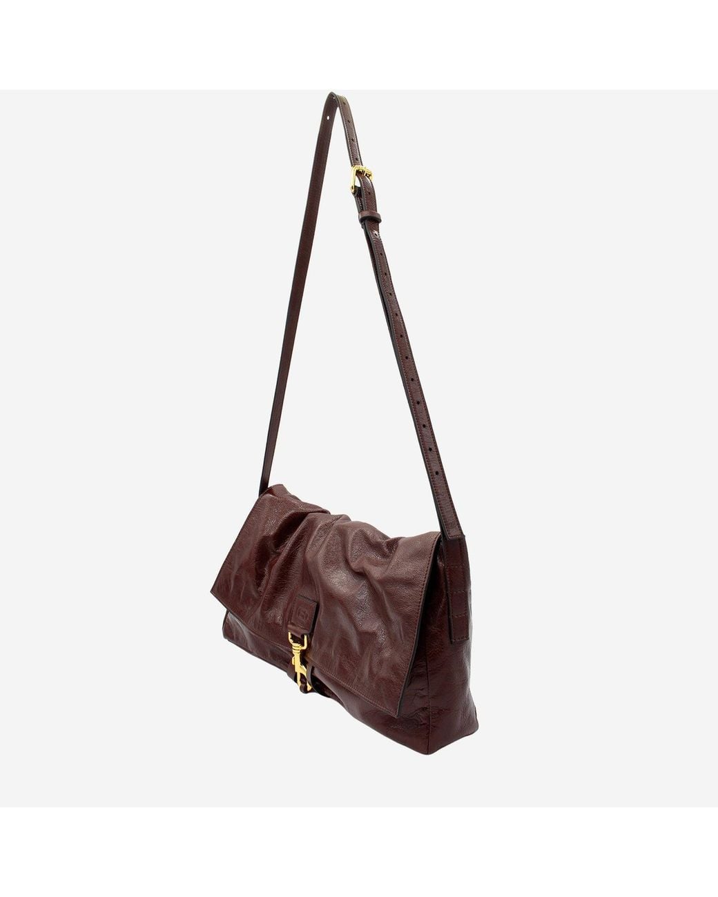 RADICA STUDIO Purple Hammered Nappa Leather Bag