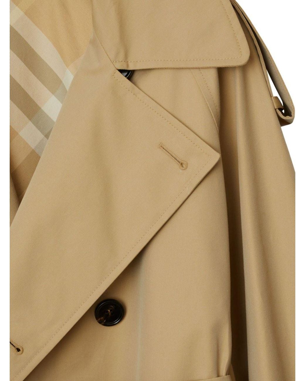 Burberry Natural Cotton Trench Coat