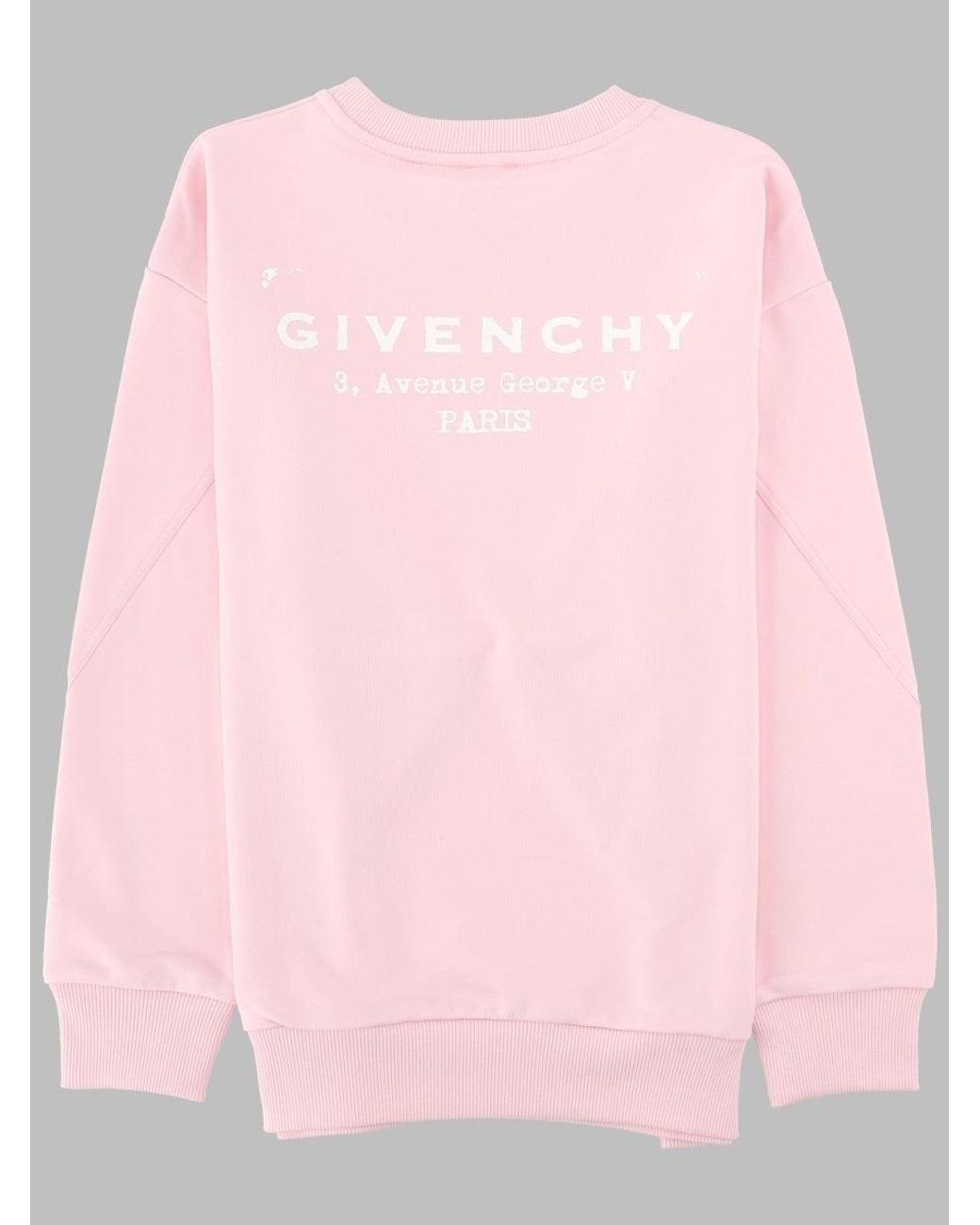 Givenchy Pink Felpa Con Logo