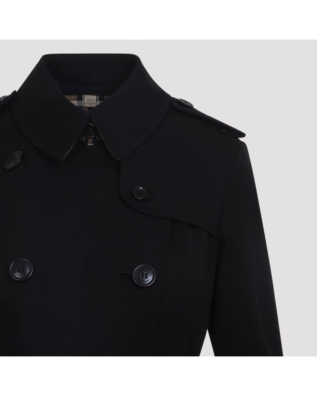 Burberry Black Chelsea Heritage Trench Coat