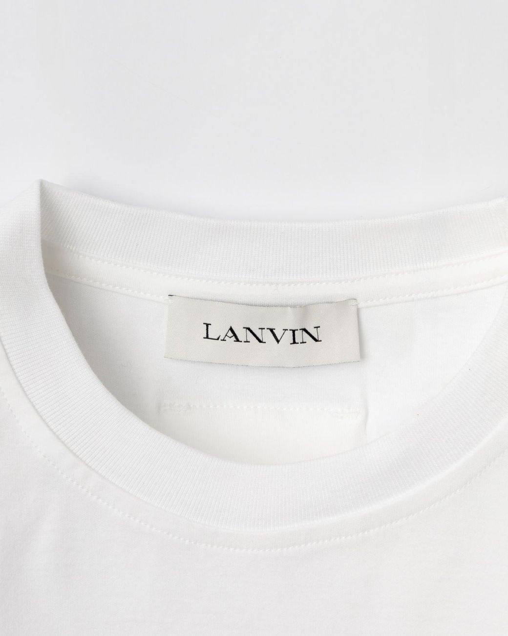 Lanvin T Shirts En Polos Wit in het White voor heren
