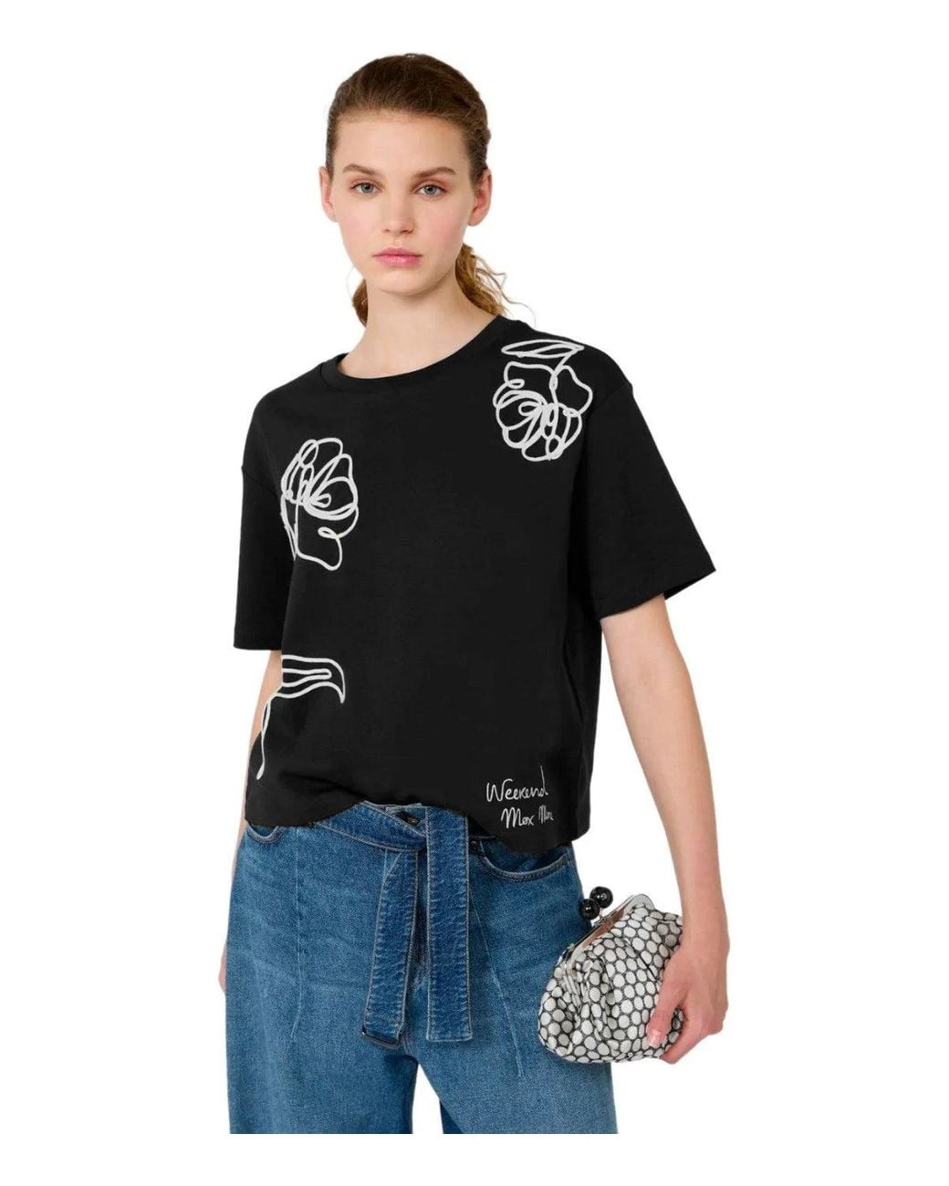 Weekend by Maxmara Black Sala T Shirt