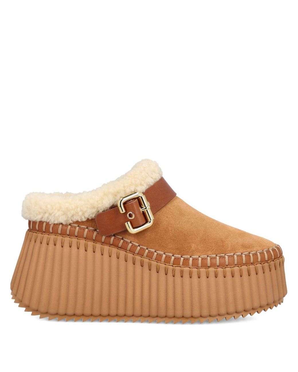 Chloé Brown Chloã Nama Platform Boots