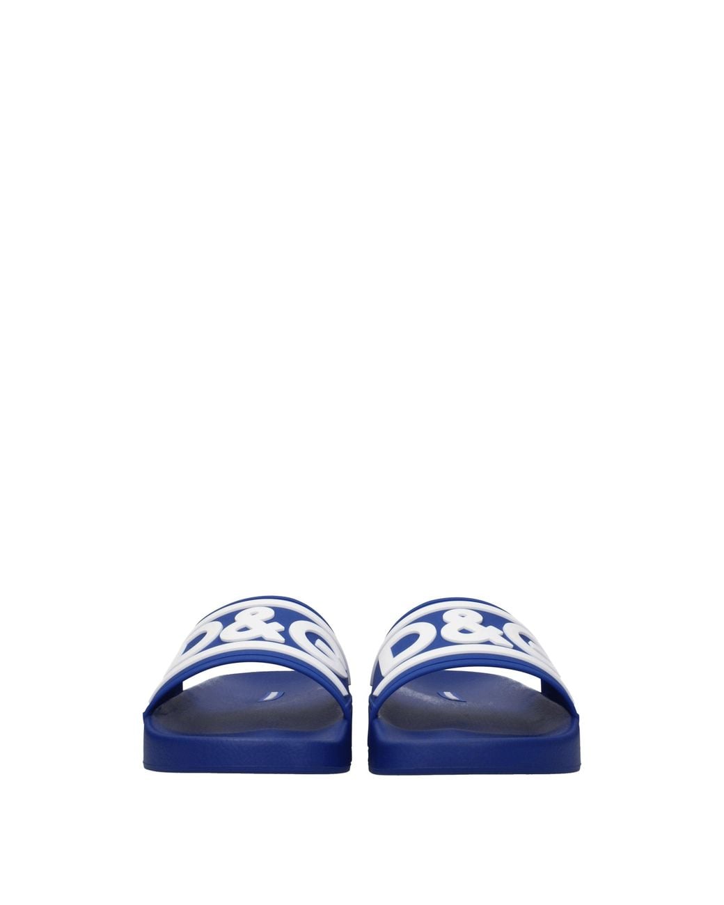 Dolce & Gabbana Blue Dolce&Gabbana Slippers And Clogs/ Rubber