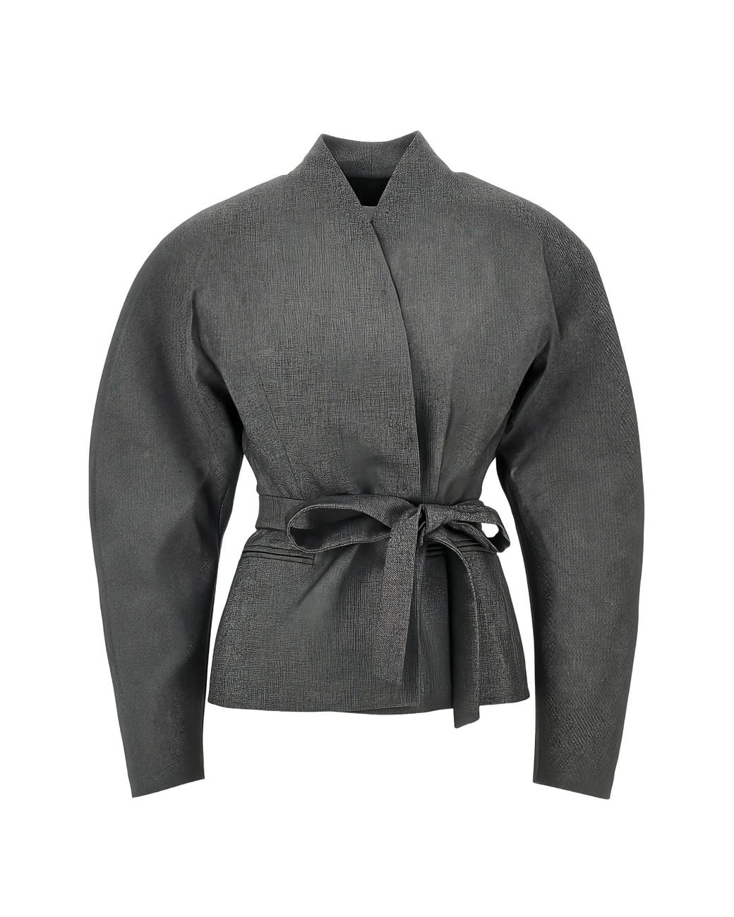 ANDAMANE Gray Margaux Rounded Shoulder Jacket
