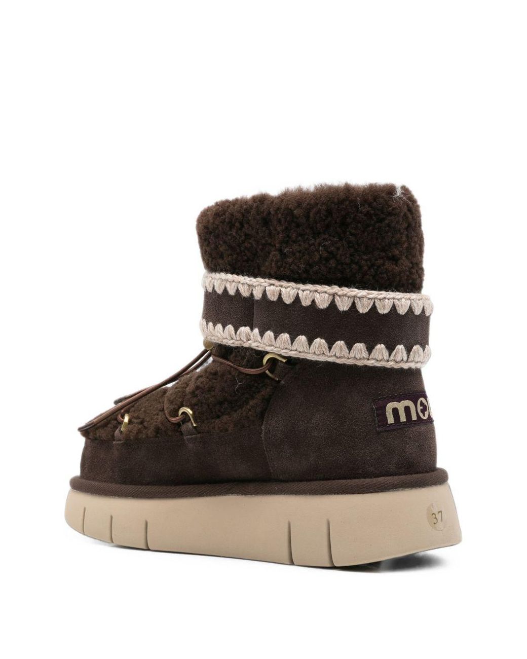 Mou Black Bounce Wool Boots