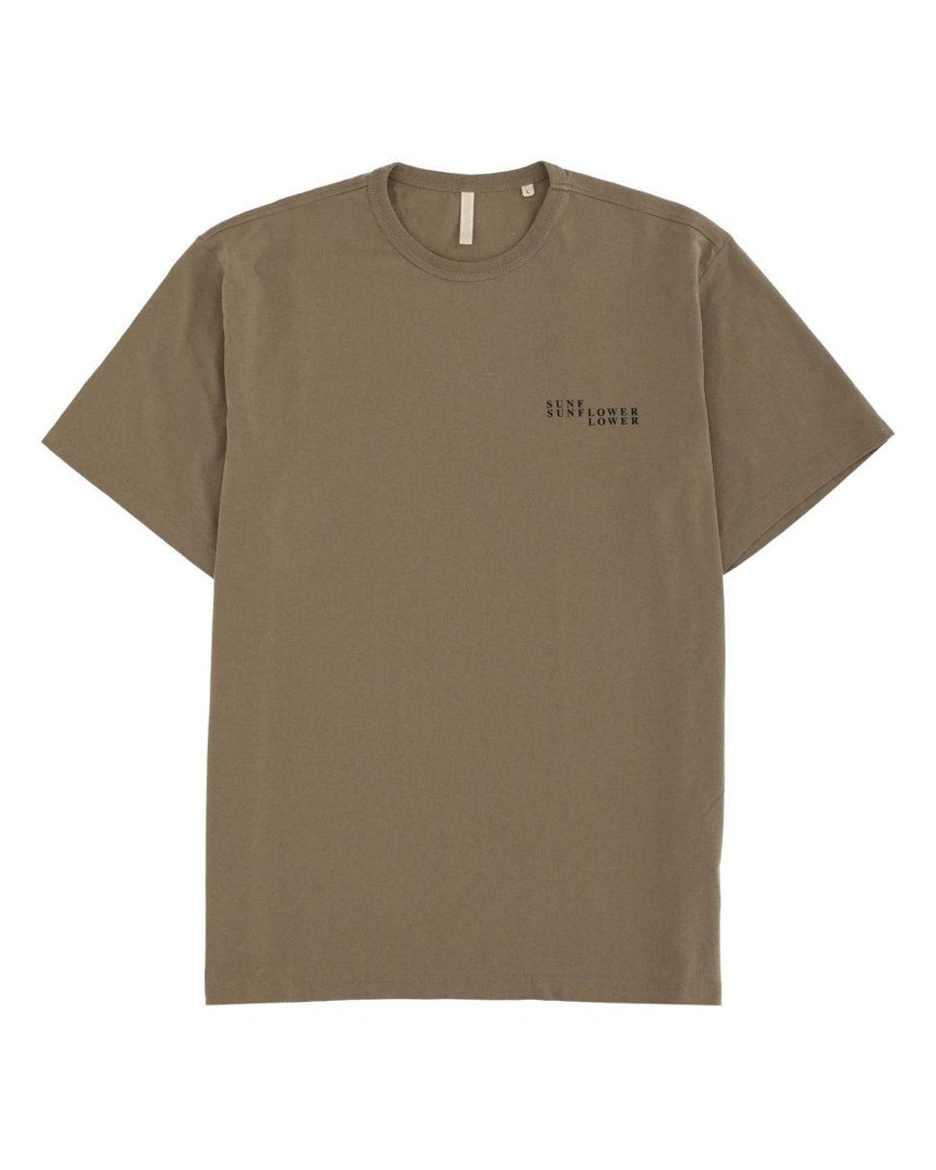 sunflower Green T-Shirt With Logo for men