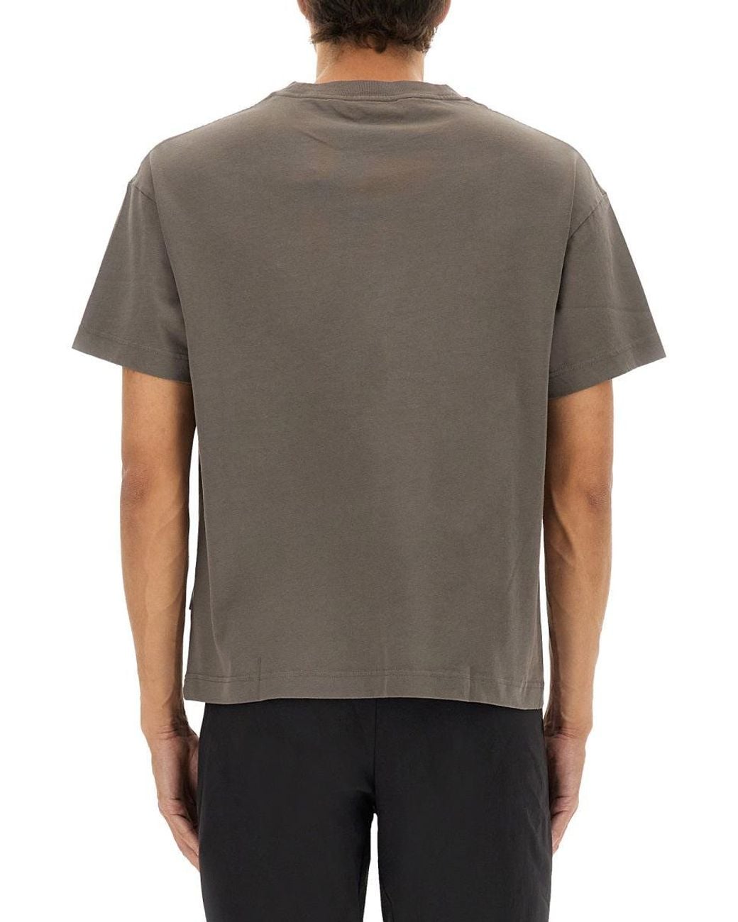Palm Angels Gray T Shirt With Print