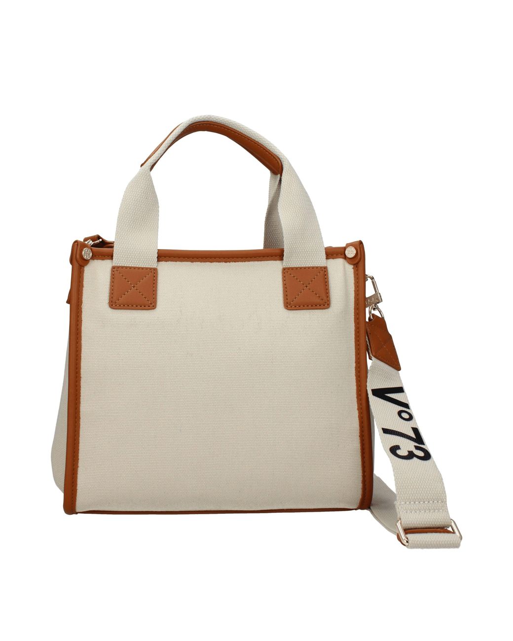 V73 Metallic Borse A Mano Responsibility Bis Donna Tessuto/Cuoio