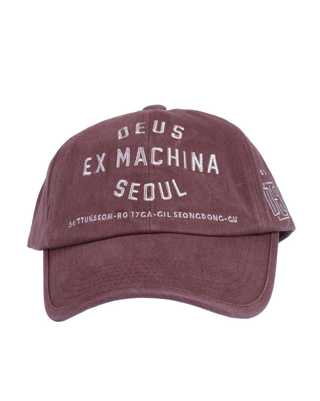 Deus Ex Machina Purple Emblem College Address Cap