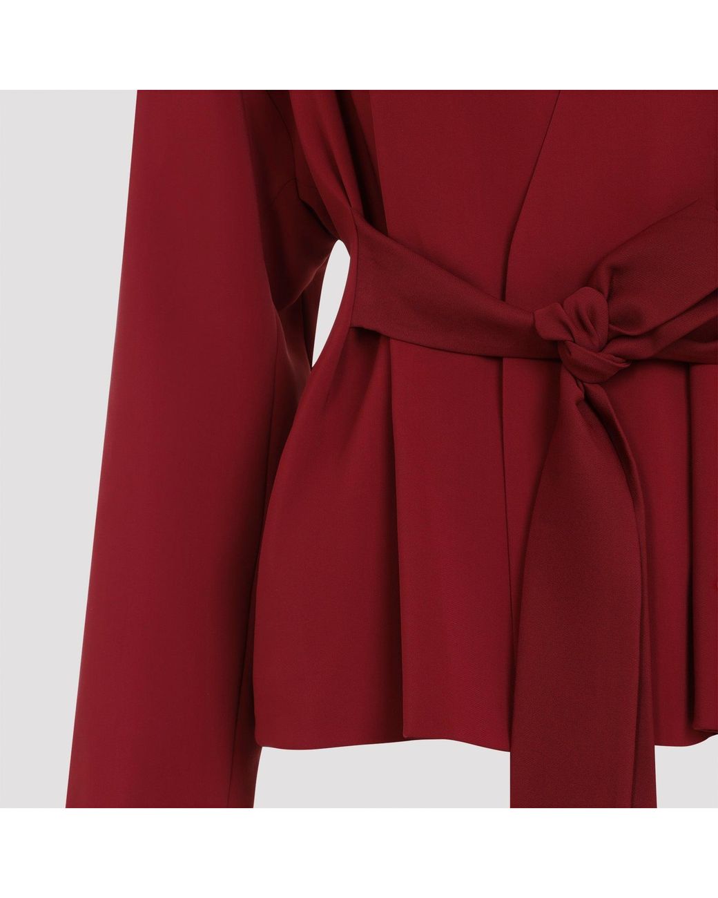 Alberta Ferretti Red Cady Jacket