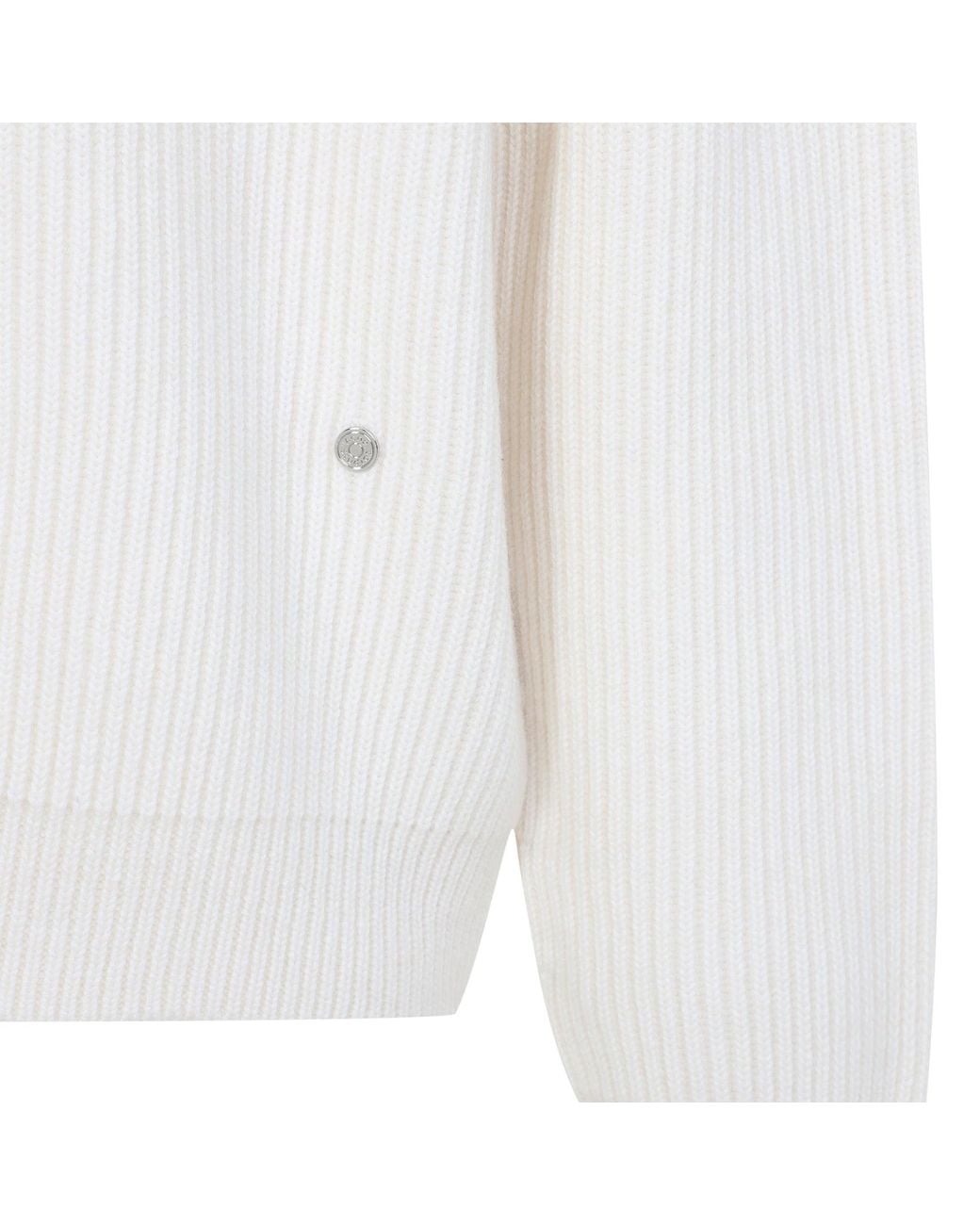 Acne White Off Sweater for men