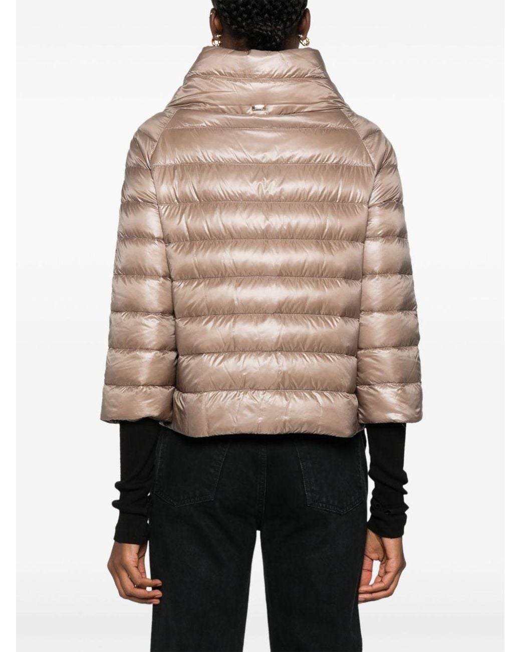 Herno Brown Sofia Short Down Jacket