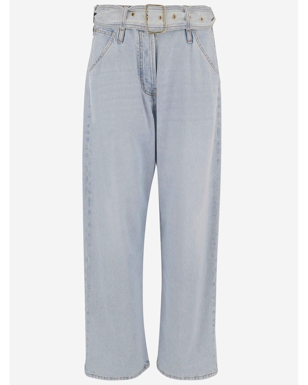 DARKPARK Blue Light Cotton Jeans
