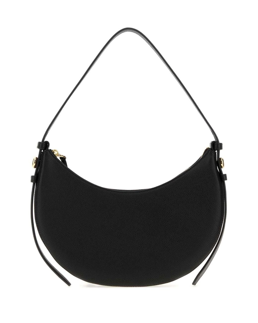 Tory Burch Black Romy Half Moon Bag