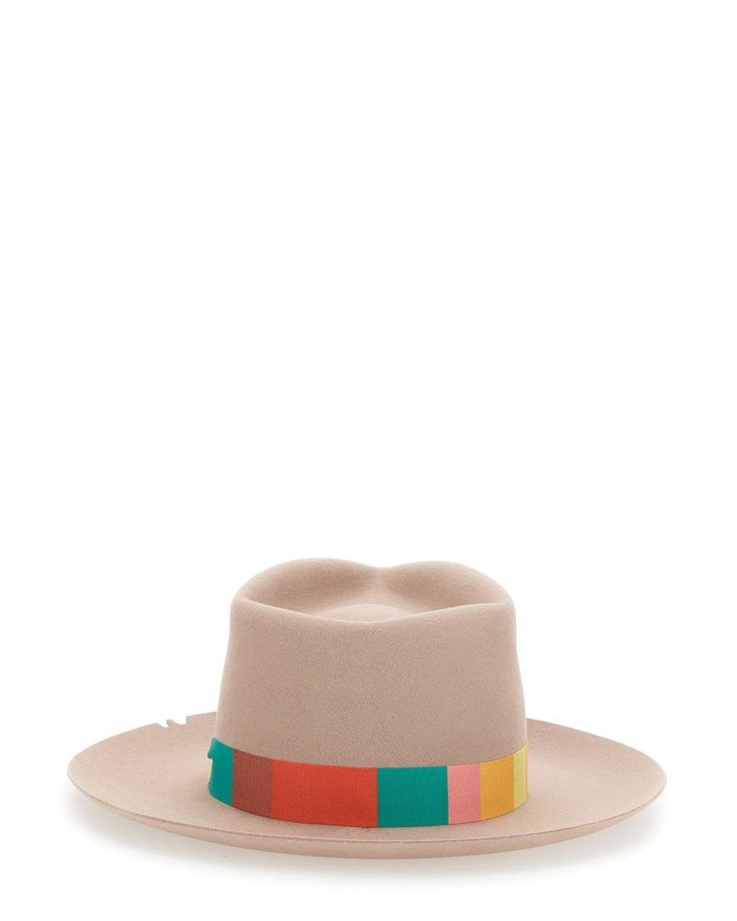 SUPERDUPER FEAT LORENZOJOVA White Bougainvillea Hat for men