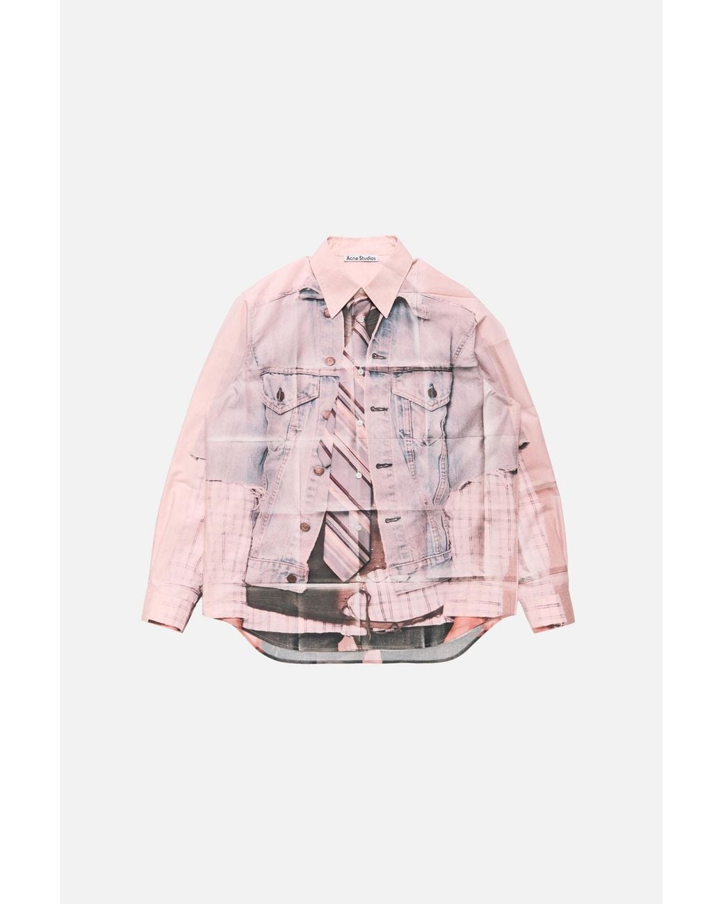 Acne Pink Shirts Rw Mn Shir000030